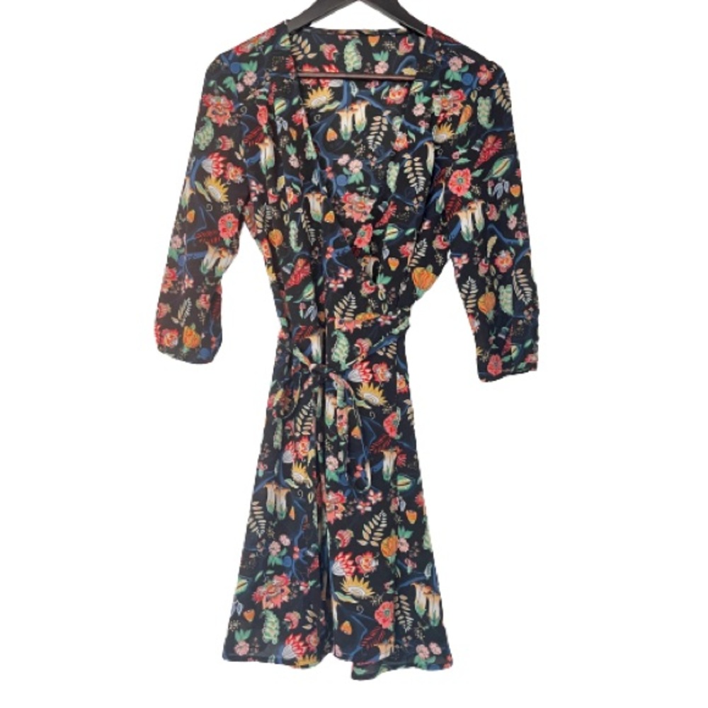Floral Wrap Dress